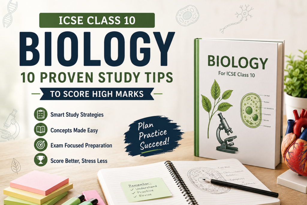 ICSE Class 10 Biology Study Tips