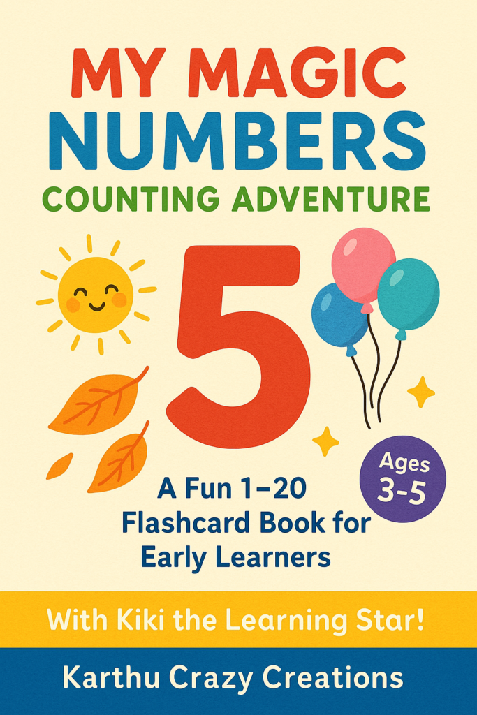 Counting Flashcards for Preschoolers Learn Numbers 1–20